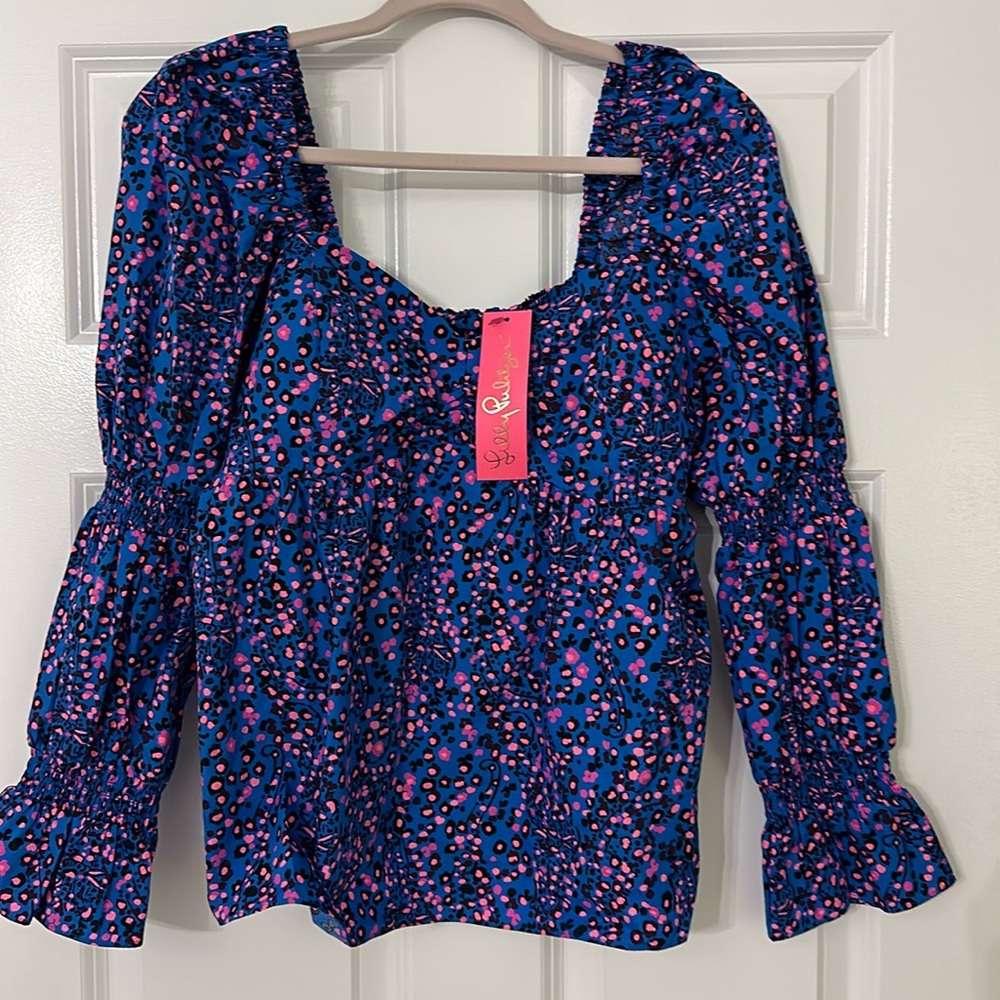 Lilly Pulitzer Preslee Top NWT Size 8